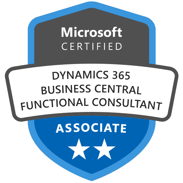 Microsoft Business Central Certified Functional Consultant
